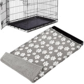 BALAPET crate pan cover close-up reveals soft plush velvet for cozy, quiet crate sessions.