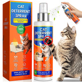 Ballsill cat deterrent spray bottle front view offering furniture protection