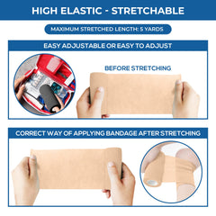 Bandvet Wrap soft breathable nonwoven fabric close-up shows comfortable, moisture-resistant wrap.