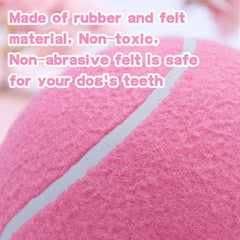 Banfeng big tennis ball pink bouncing action for energetic play