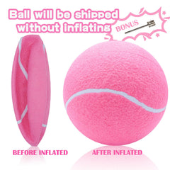 Banfeng big tennis ball dog toy outdoor play in park boosts activity and movement