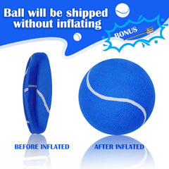 Banfeng Giant 8in dog tennis ball yellow color enhances visibility during training