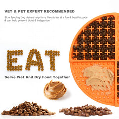 Bangp licking mat stress relief aids calming routines during grooming or vet visits.