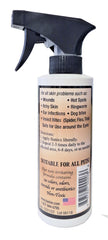 Banixx Pet Care spray used on rain rot treatment for a horse