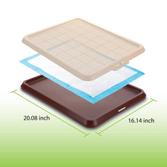 BANU indoor outdoor tray designed for versatile potty options across home and patio