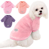 Baobicute 3pack dog sweater pink flatlay demonstrates cozy warmth and versatile small-dog style