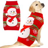 BAOBICUTE dog Christmas sweater snowman back design adds festive style for celebrations