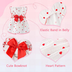 Baobicute leash-ring detail enables easy leash attachment without removing the dress.