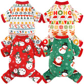 BAOBICUTE dog pajamas 4-pack front view for cozy all-day wear