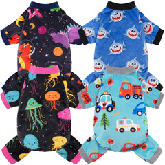Baobicute dog pajamas with a dinosaur design offering breathable comfort.