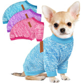 BAOBICUTE dog sweaters pack rose worn by a small dog for cozy winter warmth.