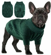 Baobicute small dog sweater pullover closeup soft warm knit ideal for cold outdoor walks