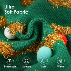 BAOBICUTE soft acrylic knit close-up shows skin-friendly fabric ideal for sensitive pets