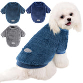 Baobicute sudadera para perro pequeño en tejido coral cálido y suave para paseos confortables.