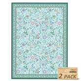 Baodan washable pee pad flowers 2-pack for at-home potty training and floor protection.