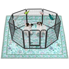 Baodan washable pee pad guarding floors with absorbent surface for potty training.