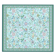 Baodan washable pee pads 72x72 flat lay with floral print for stylish potty training