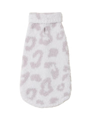 Barefoot Dreams CozyChic pet sweater front view shows plush warmth for small dogs.