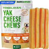 BARK&SPARK Yak Cheese Himalayan Chews packaging close-up for long-lasting treats