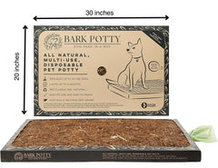 Bark Potty large dog potty pad closeup showing durable fibrous material
