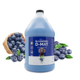 Bark2Basics Blueberry D-Mat bottle pour for easy daily conditioning.