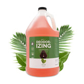 Bark2Basics deodorizing dog shampoo bottle shows Odortrol odor neutralization for a fresh coat