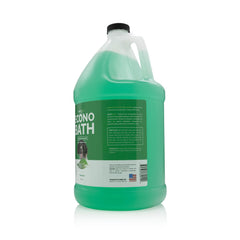 Bark2Basics Econo Bath ingredients closeup showing natural formula for sensitive skin.