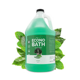 Bark2Basics Econo Bath 1gal bottle for easy home grooming and gentle cleansing.