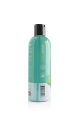 Bark2Basics Skin Remedy dog shampoo label close-up highlights cruelty-free and paraben-free features