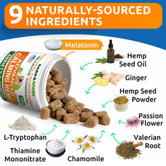 BARK&SPARK Advanced Calming Chews close-up texture appealing to picky eaters.