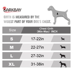 BARKBAY harness anti-chafe padding protects skin for comfy long wear