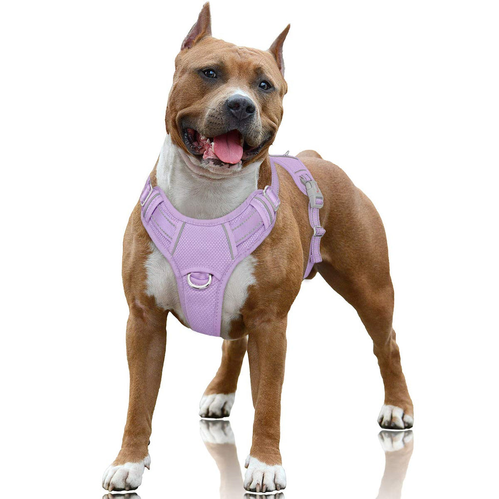 BARKBAY No Pull Harness front clip enables easier control during walks