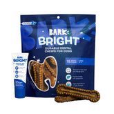 BarkBox Bright dental kit packaging showing 15 sticks and toothpaste for large breeds
