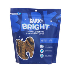 BarkBox Bright durable dental chew sticks pack for large dogs promoting long-lasting chew action