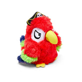 BarkBox Captain Parrot toy — durable plush exterior for tough chewers.