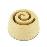 BarkBox Cinamutt Roll toy spread grooves for treats, boosting dog engagement during play