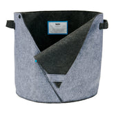 BarkBox felt storage bin with an open side for quick, organized toy access