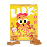 Golosinas Go Nutty de Barkbox: bocaditos suaves con miel y maní para perros felices.
