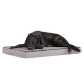 BarkBox orthopedic bed memory foam full view highlighting pressure-point relief for dogs