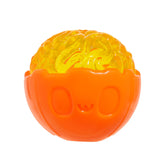 BarkBox Pumpkin Prodigy close-up texture highlighting durable rubber for heavy chewers.