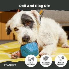 BarkBox Roll and Play Die, easy to clean on the top rack of a dishwasher