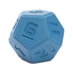 BarkBox Roll and Play Die, durable natural rubber for tough chewers and interactive play