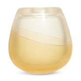BarkBox Tipsy Rosé rubber wine dog toy with wobble for interactive play and treats.