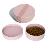 Barkin' Trails Travel Dog Bowls nested setup for compact packing on adventures.