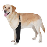 BARKLESS dog recovery suit left front leg sleeve protects wounds and prevents licking