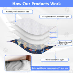 Barklincharm 5Pack soft jersey inner fabric keeps skin comfortable