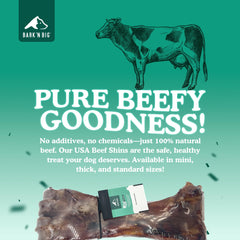 BARK'N BIG heavy-chewer bone framed for durability and long chew sessions.