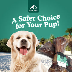 BARK'N BIG single-ingredient bone emphasizes natural USA-sourced goodness.
