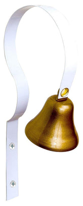 barkOutfitters GoGo Bell inside view shows housebreaking training with a clear chime