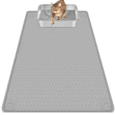 Bartuke cat litter mat 40x28 inches showing broad coverage for multi-cat households.